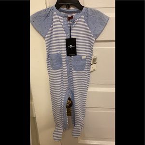 7 for all Mankind Long Romper Onesie